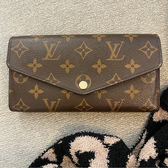 💎 Louis Vuitton Sarah Long Wallet Authentic - Picture 4 of 14
